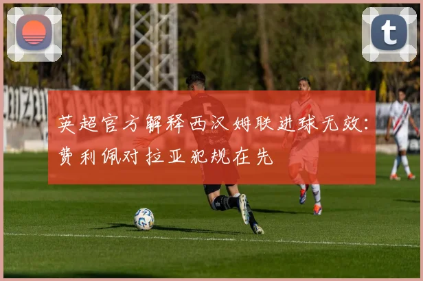 英超官方解释西汉姆联进球无效：费利佩对拉亚犯规在先